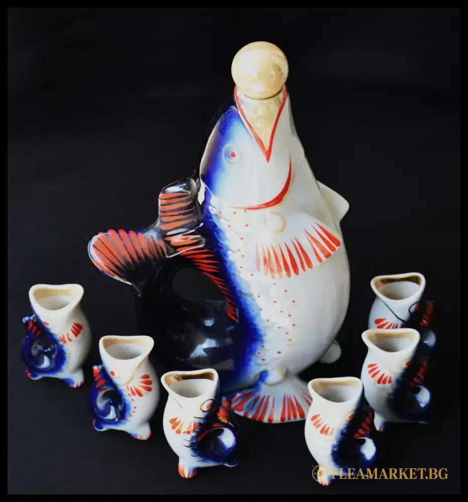 Оригинален сервиз за водка - СССР - antique
