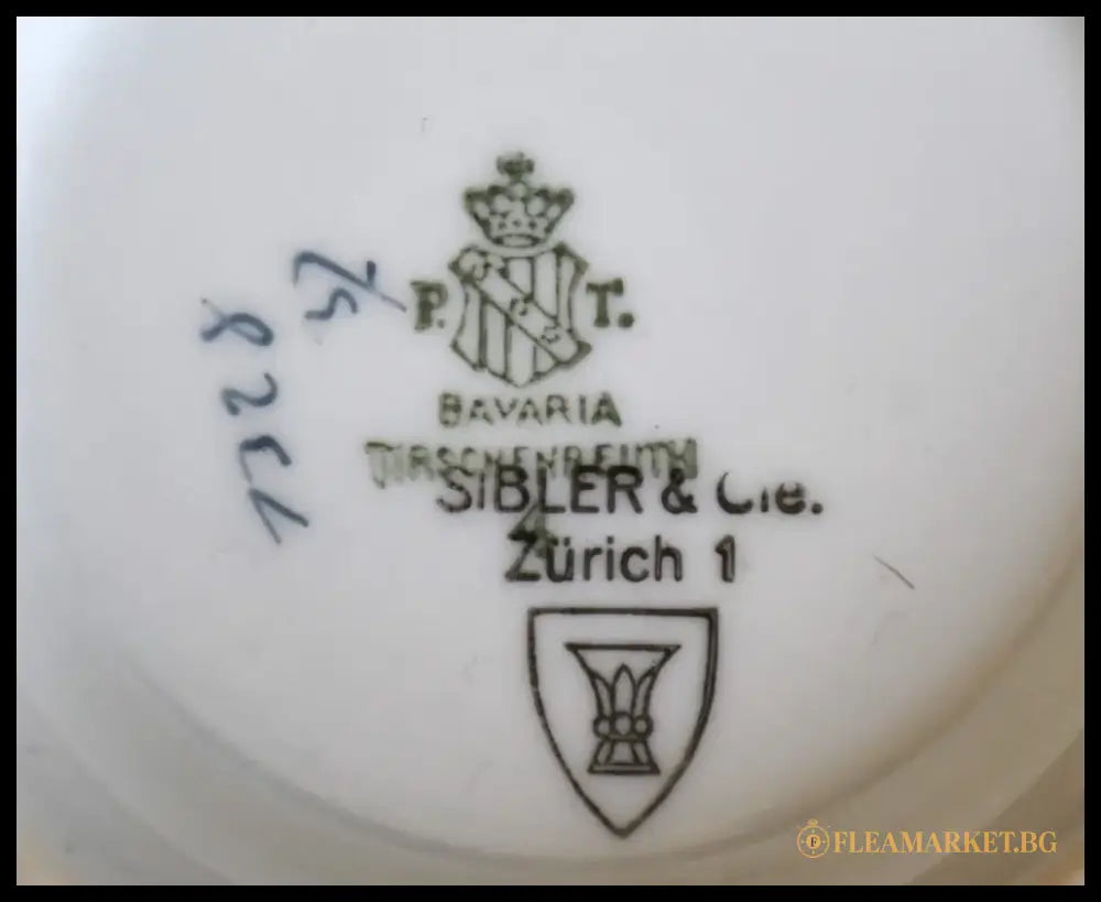 Оригинална порцеланова кана от P.T.Tirschenreuth - antique