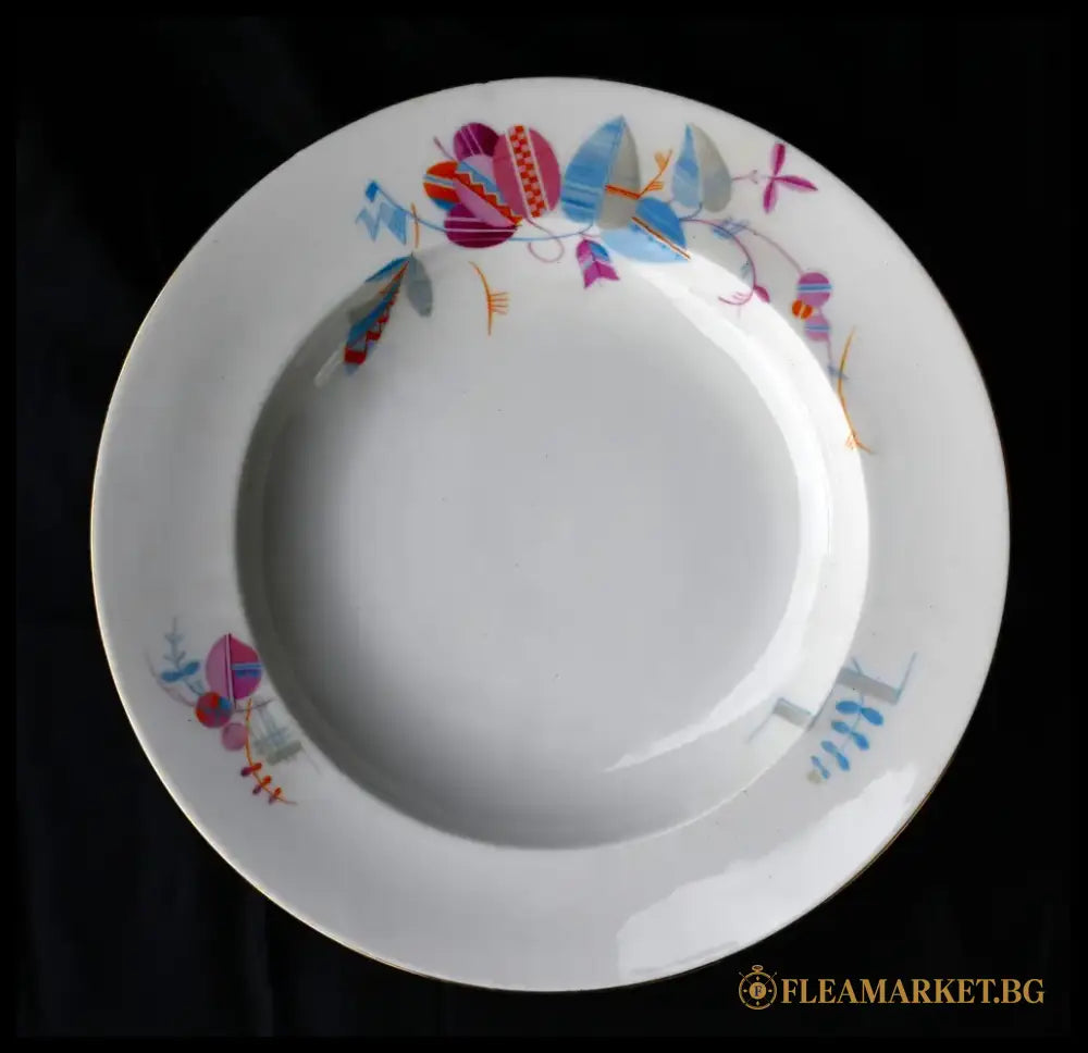Пълен комплект (6) винтидж чинии на Rosenthal Bavaria - antique