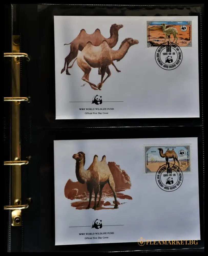 Пълен сет от WWF Conservation Stamp Collection - antique