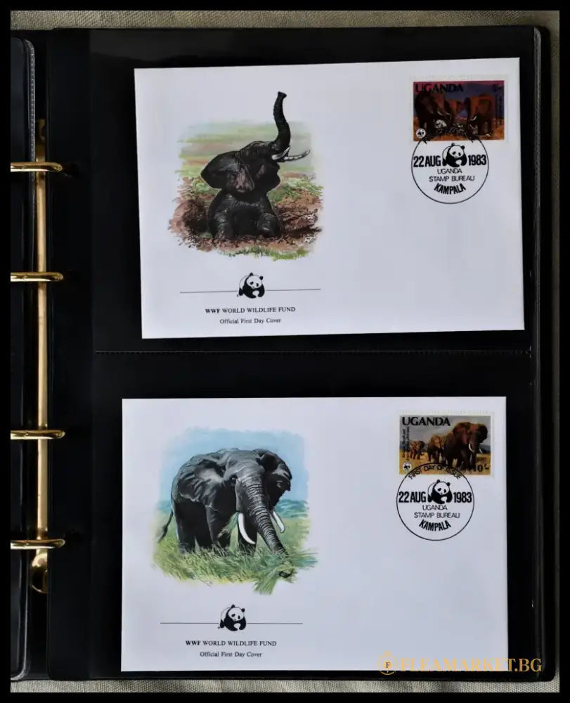 Пълен сет от WWF Conservation Stamp Collection - antique