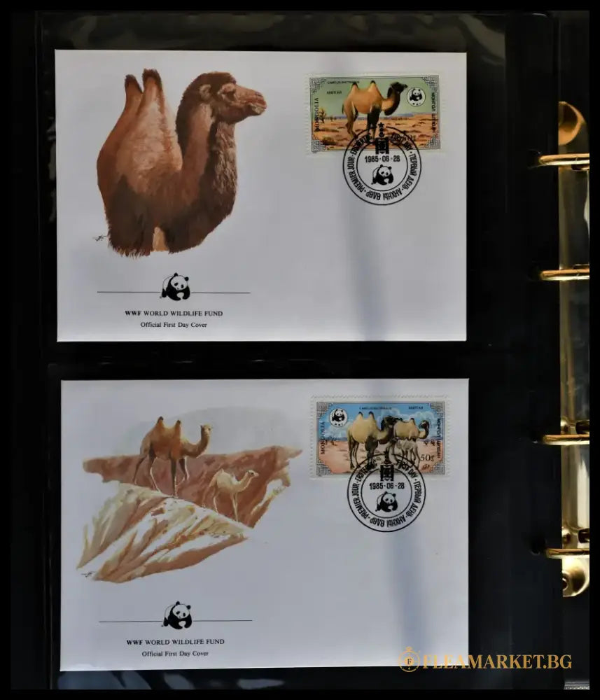 Пълен сет от WWF Conservation Stamp Collection - antique