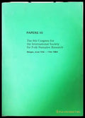 Papers III: The 8th Congress for the International Society for Folk Narrative Research
