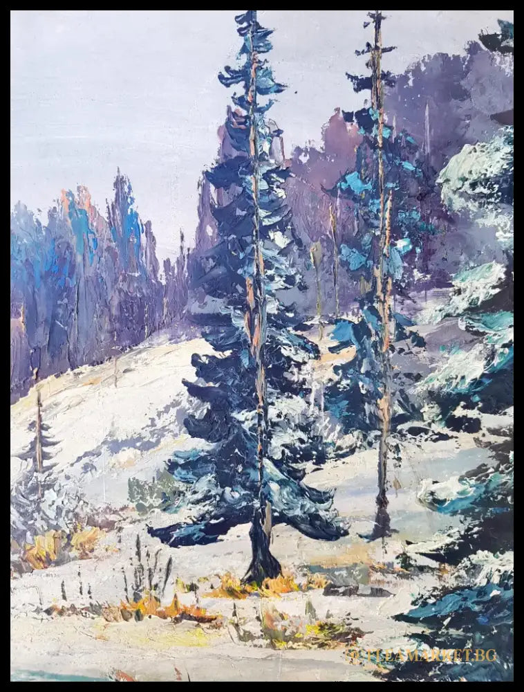 Пейзаж планина - Картина