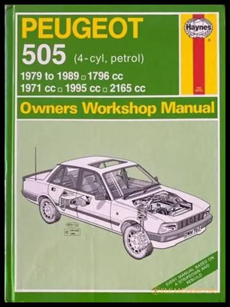 Peugeot 505 (4-cyl petrol) 1979 to 1989 Owners Workshop Manual - Книги