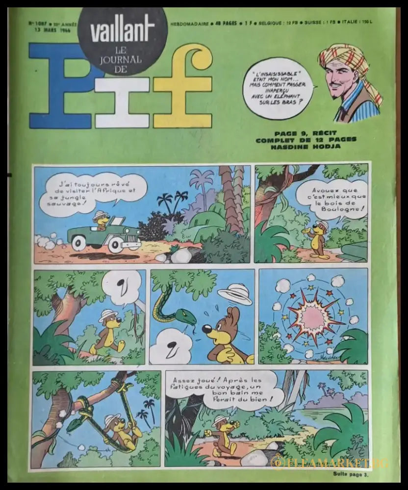 Pif - № 1087/13 Mars 1966 - Книги