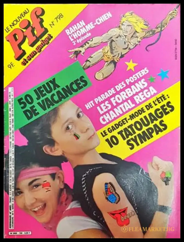 Pif № 798 / 1984 – 50 Jeux de Vacances – Rahan l’Homme-Chien (2037) - Книга