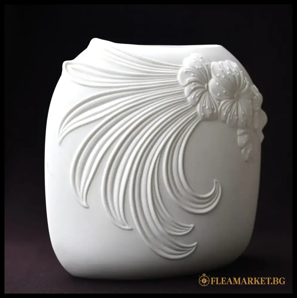 Поп-арт ваза на Михаела Фрай. Порцелан. Винтидж - antique