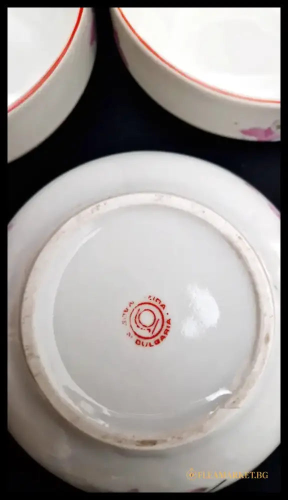 Порцеланиви буркани за подправки - на брой - antique