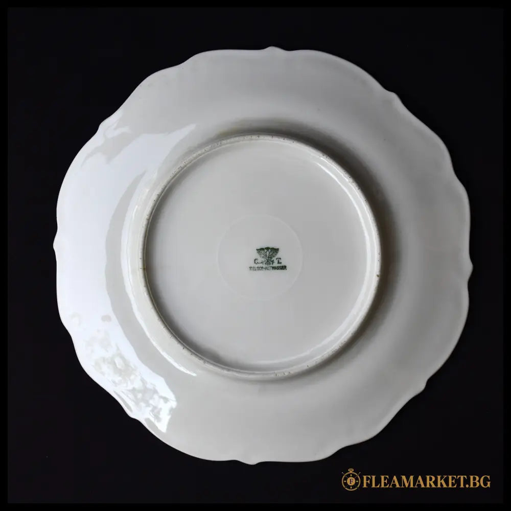 Порцеланов комплект Streublumen - C.T. Tielsch-Altwasser Силезия 1925-1935 (092108262057) - Порцеланов предмет