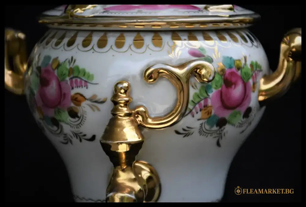 Порцеланов самовар Гжел - antique