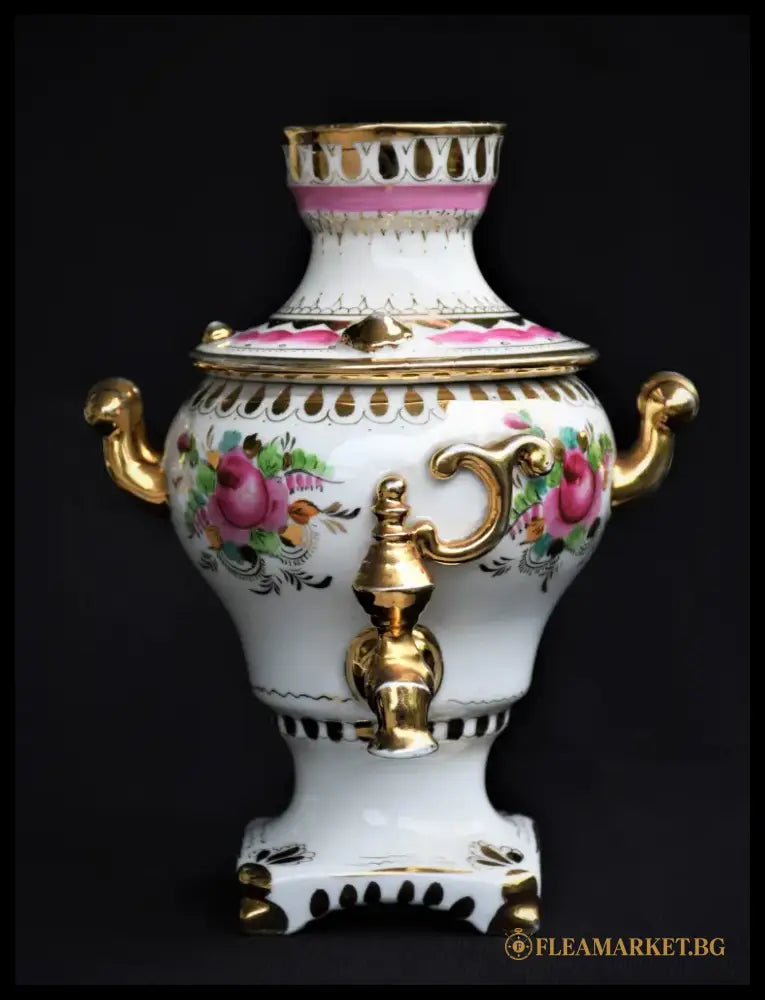 Порцеланов самовар Гжел - antique