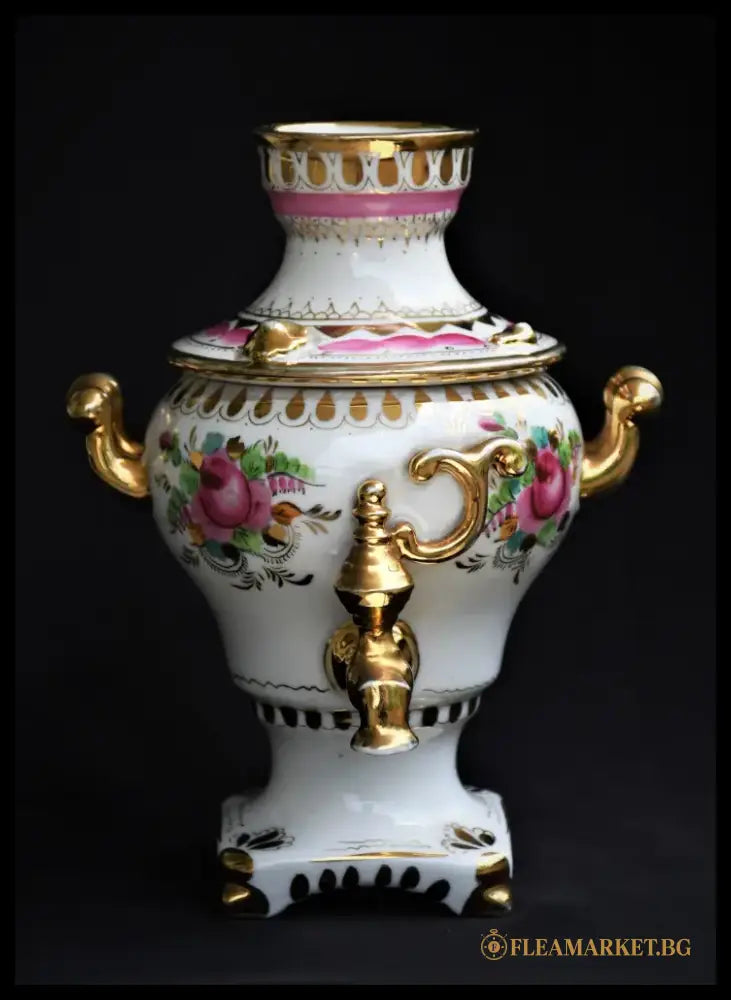 Порцеланов самовар Гжел - antique