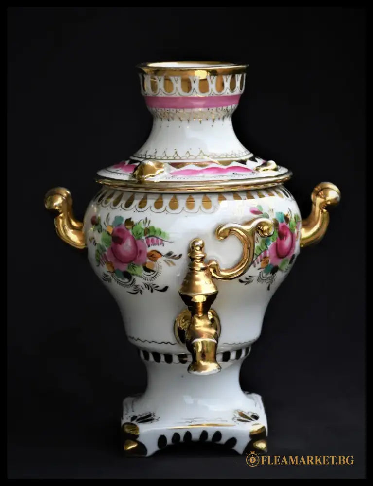 Порцеланов самовар Гжел - antique