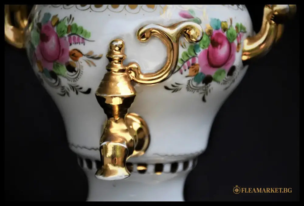 Порцеланов самовар Гжел - antique