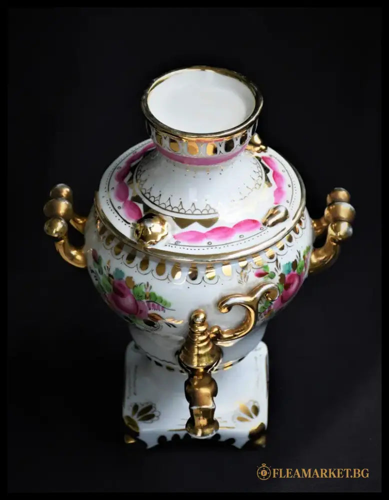 Порцеланов самовар Гжел - antique