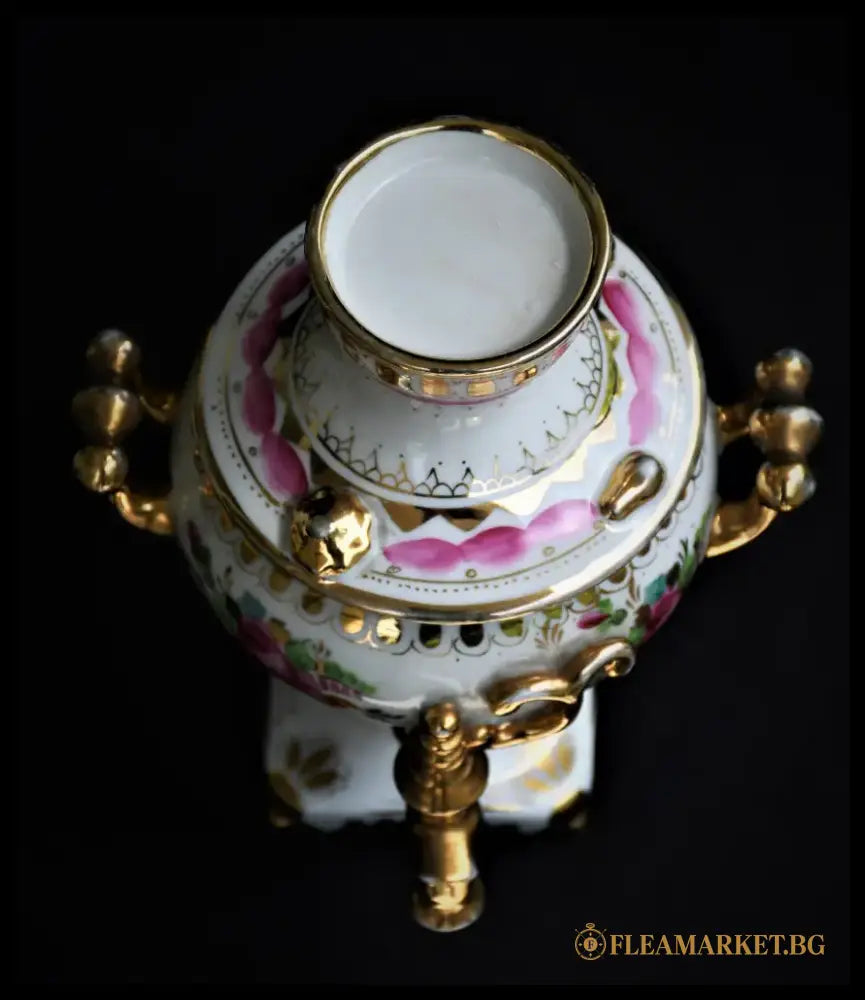 Порцеланов самовар Гжел - antique