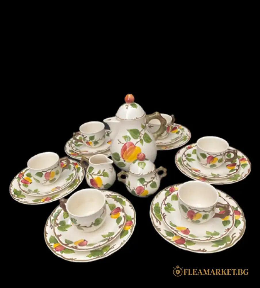 Порцеланов сервиз за чай,вместимост на чаша 250ml - antique