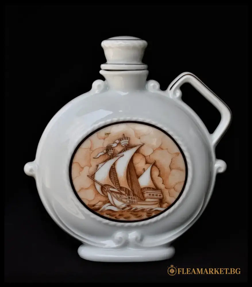 Порцеланова бутилка Саксония - винтидж - antique