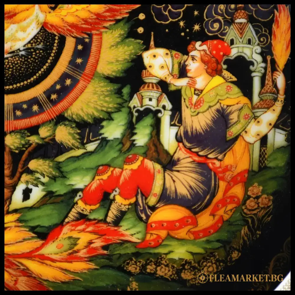 Порцеланова чиния ’Палех’ от серията ’Imperial Collection’ - antique