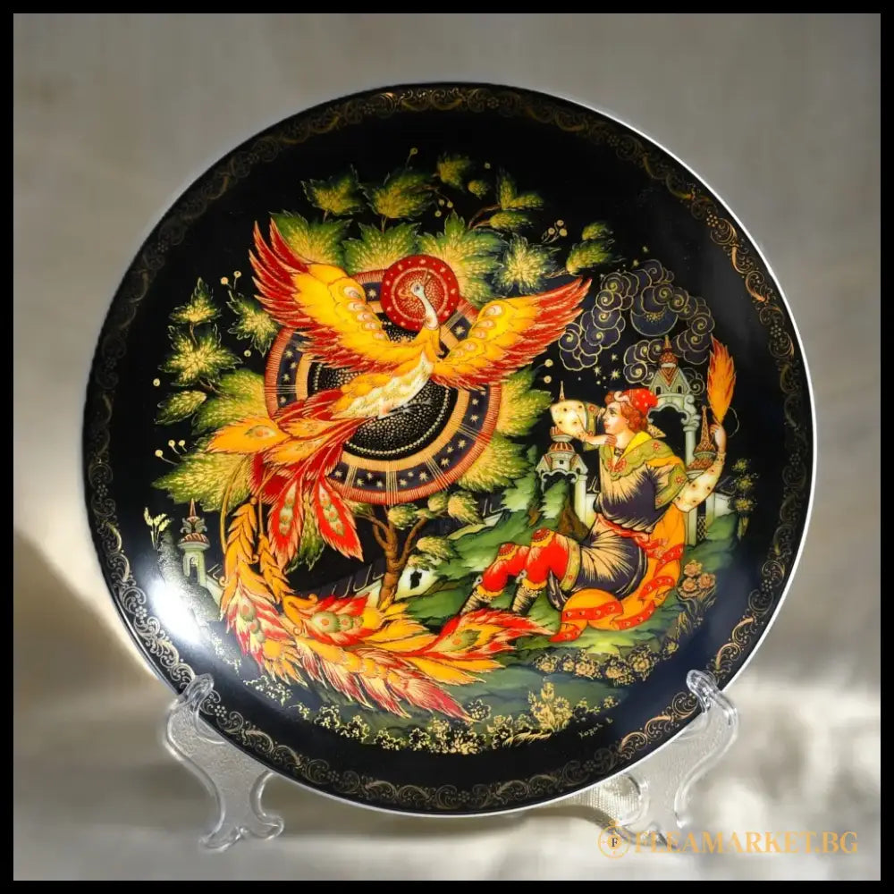 Порцеланова чиния ’Палех’ от серията ’Imperial Collection’ - antique