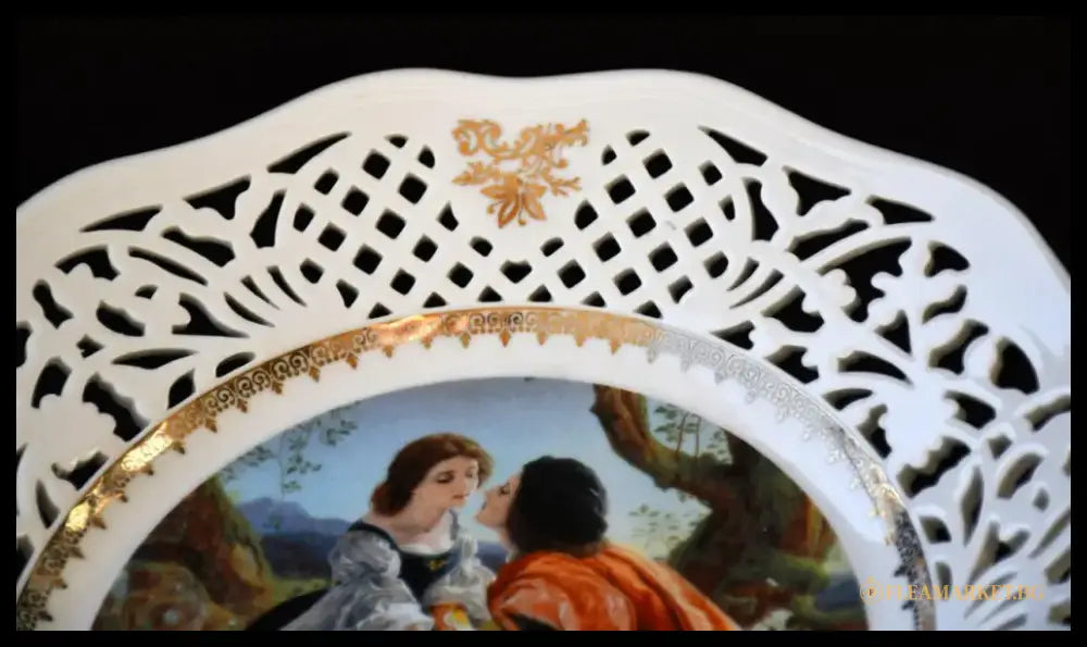 Порцеланова чиния ’Ромео и Жулиета’ на ’Thun’ - antique