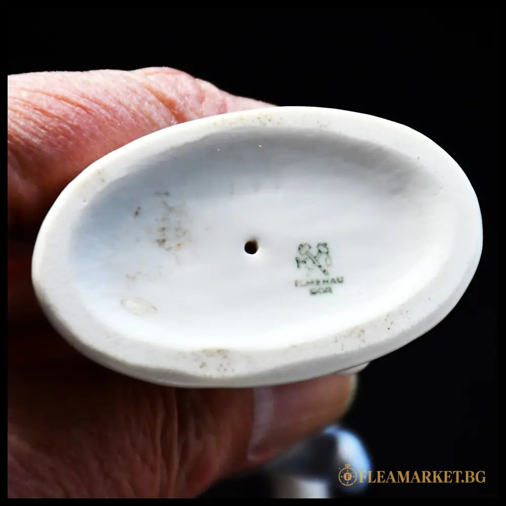 Порцеланова фигура Ilmenau - Puti with butterfly ГДР 1950-60те (092107261447) - Фигура