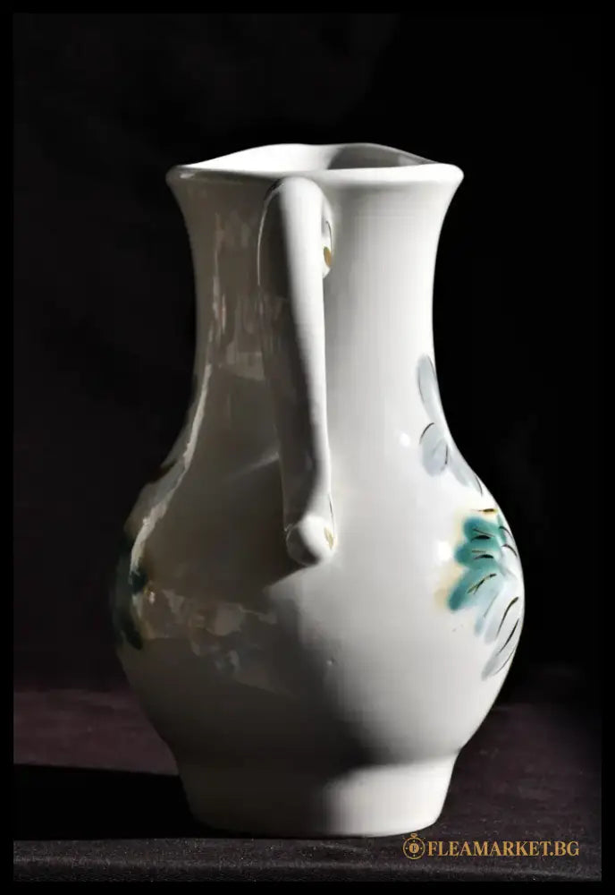 Порцеланова кана СССР ръчно рисувана - antique