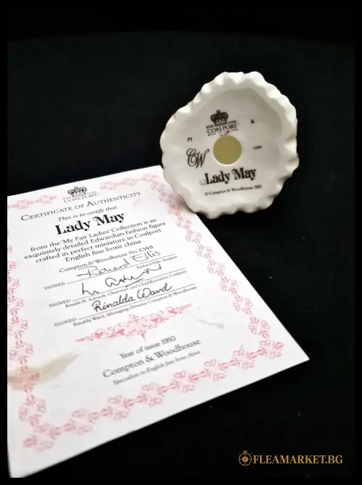 Порцеланова статуетка Coalport - лимитирана колекция Lady May - antique