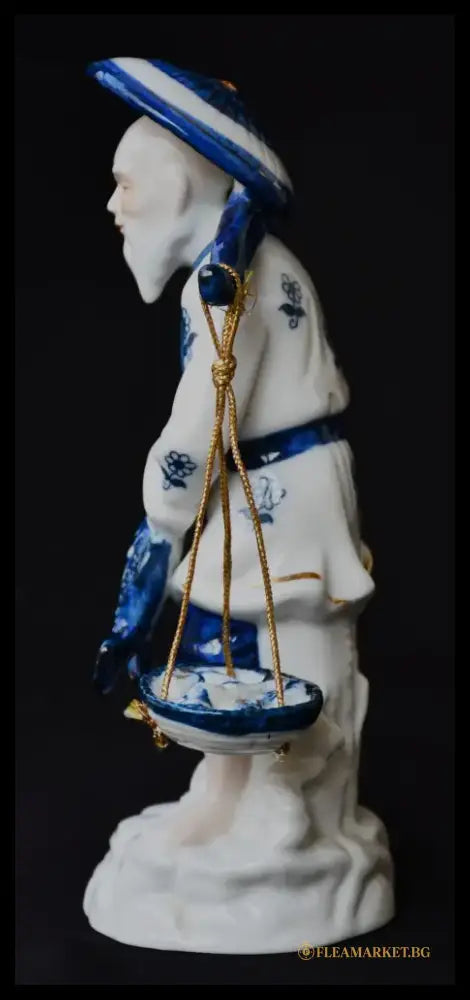 Порцеланова статуетка ’Старият рибар’ - antique