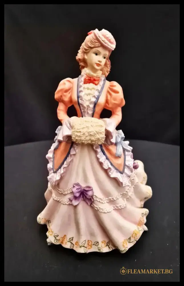 Порцеланова статуетка The Leonardo Collection - Victorian Skater - antique