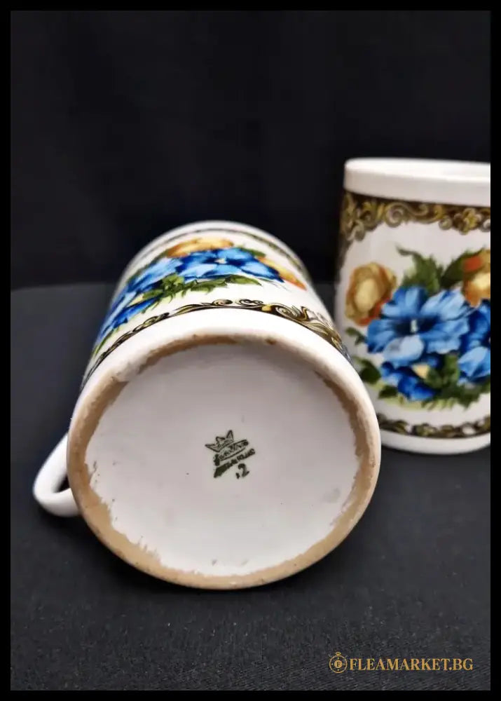 Порцеланови чаши за топли напитки - на брой - antique