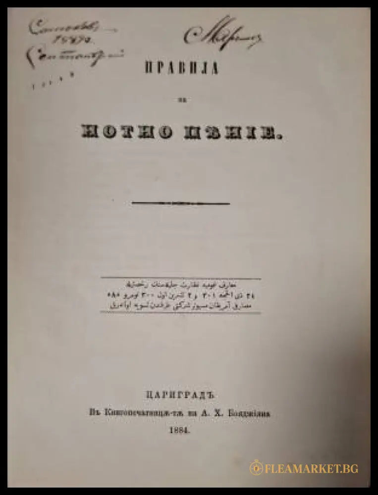 Правила за нотно пеене (182506261515) - Сборник - Книга