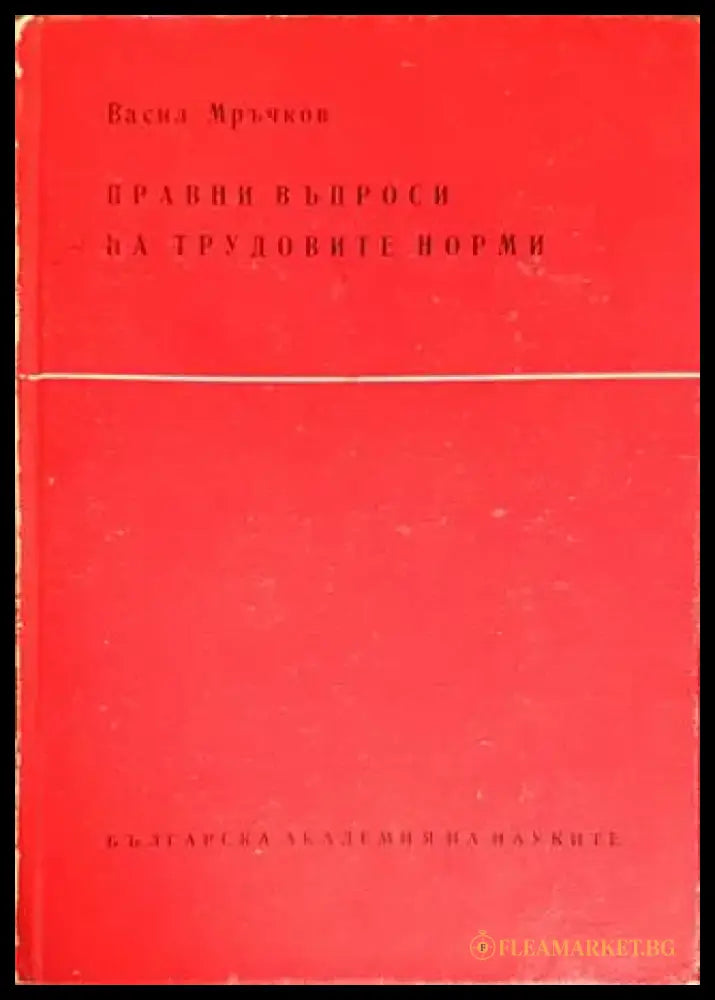 Правни въпроси на трудовите норми - Книги
