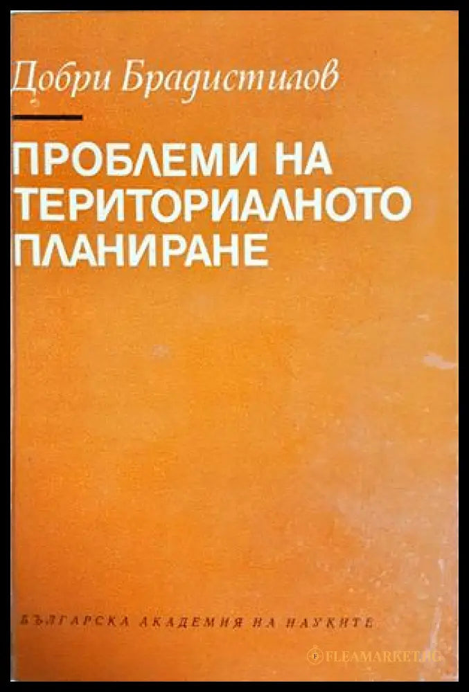 Проблеми на териториалното планиране - Добри Брадистилов