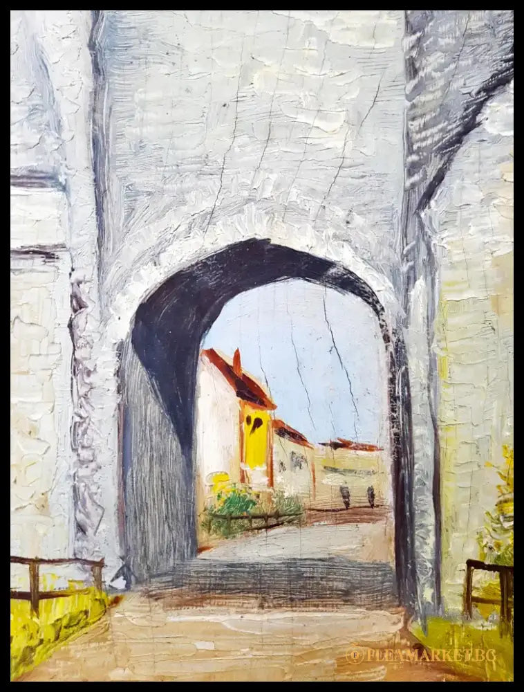 ’Provins’ (La Ville Haute), масло от Genevieve Portat (1080) - Картина