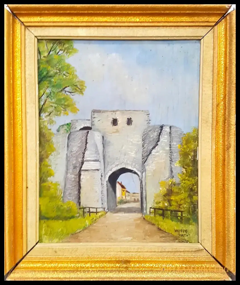 ’Provins’ (La Ville Haute), масло от Genevieve Portat (1080) - Картина