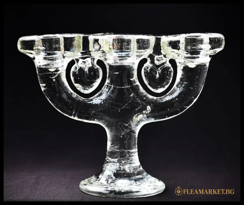 Pukeberg троен канделабър - antique