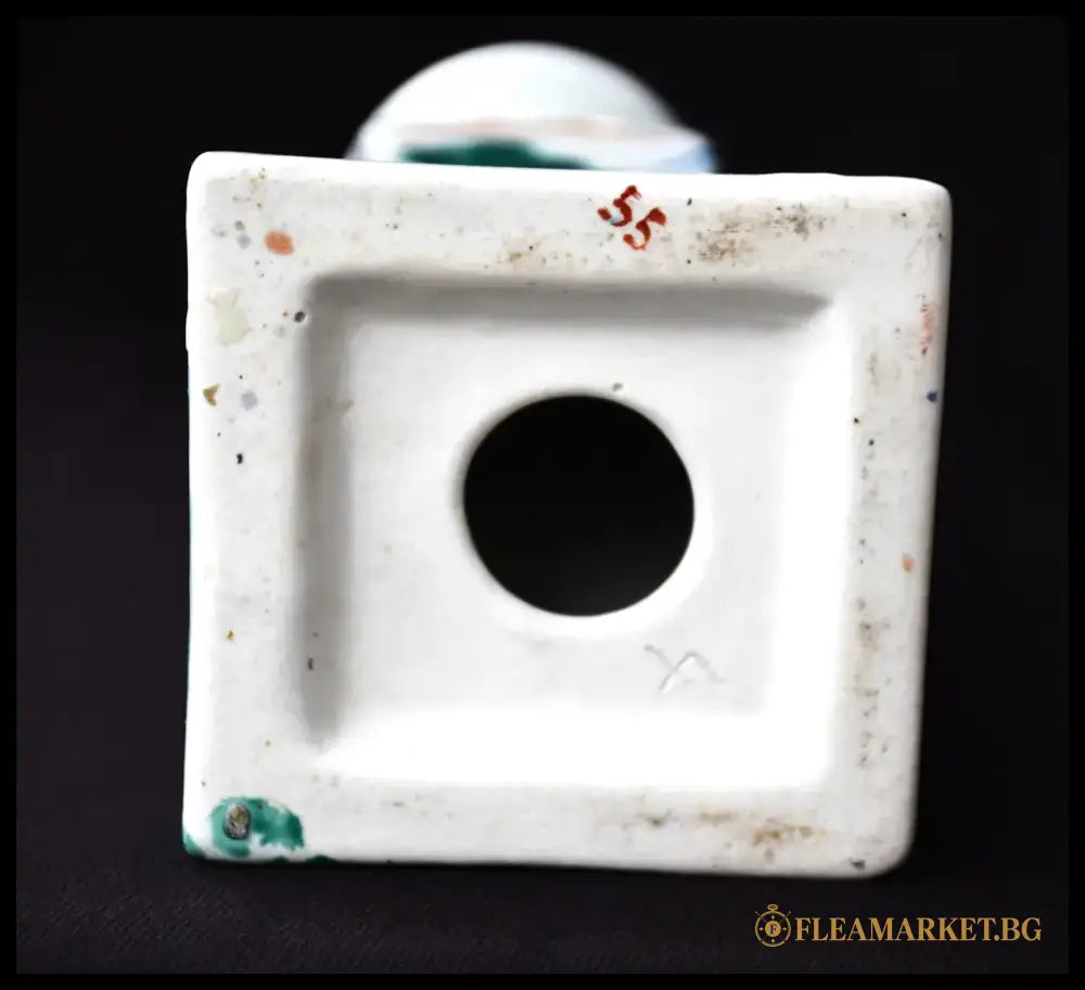 Ръчно рисуван китайски свещник - antique
