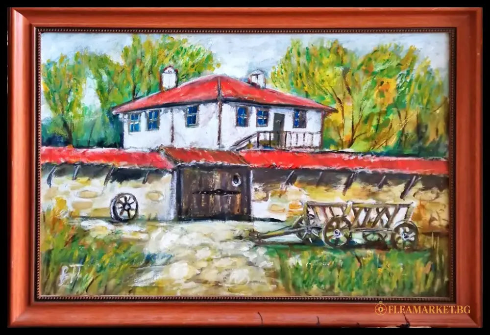 Ръчно рисуван порцеланов сервиз - antique