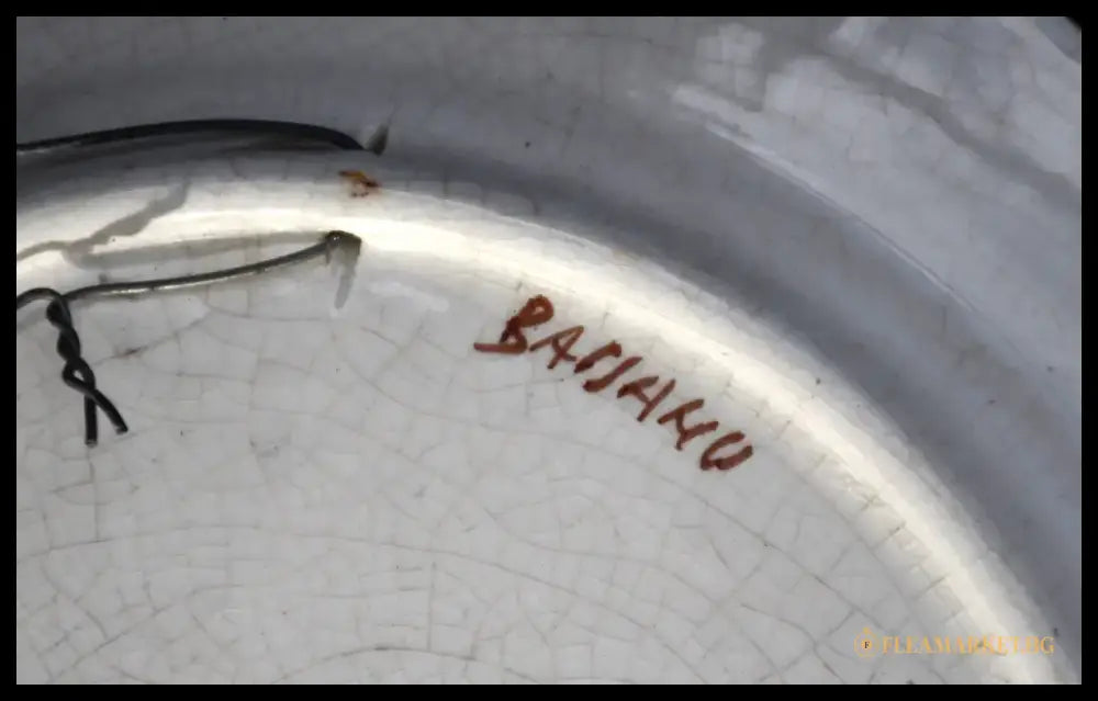Ръчно рисувана чиния - Bassano - antique