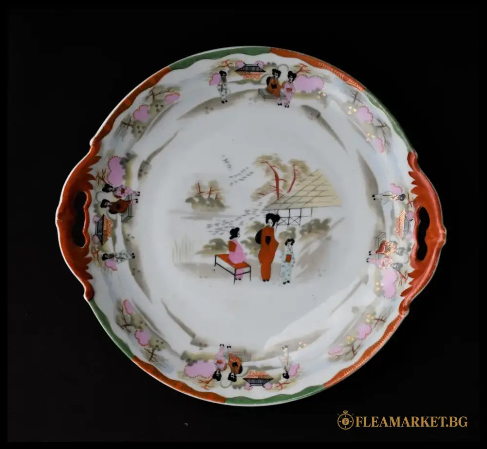Ръчно рисувана колекционна чиния MZ Altrohlau - antique