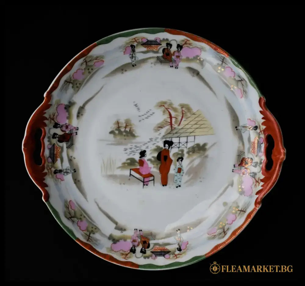 Ръчно рисувана колекционна чиния MZ Altrohlau - antique