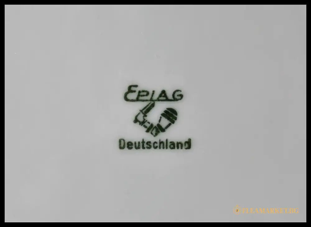 Рядък комплект от 12 бр. чинии Epiag Deutschland - antique