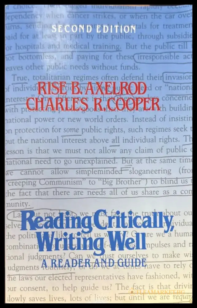 Reading critically writing well: A reader and guide - Книги