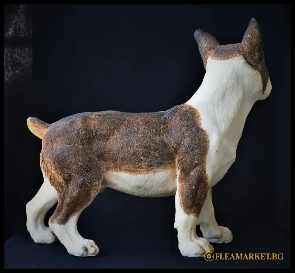 Реалистична скулптура на Boston Terrier - antique