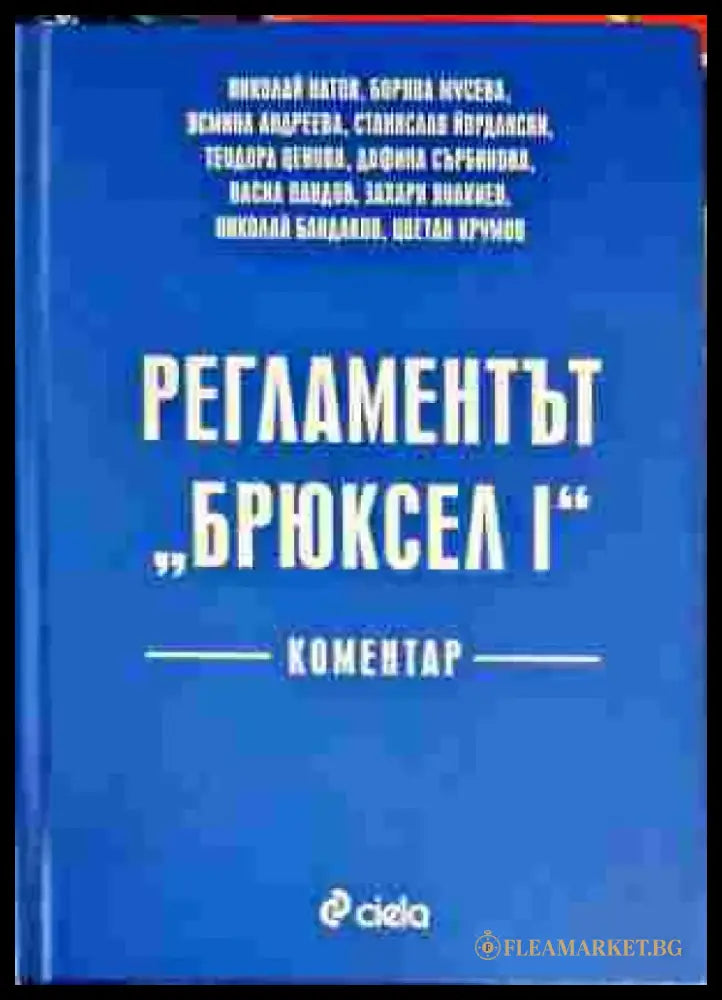 Регламентът ’Брюксел I’ - Книги