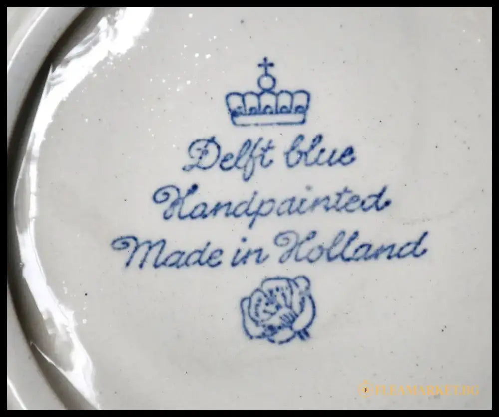 Рекламен пепелник на Delft Blue. Винтидж. - antique