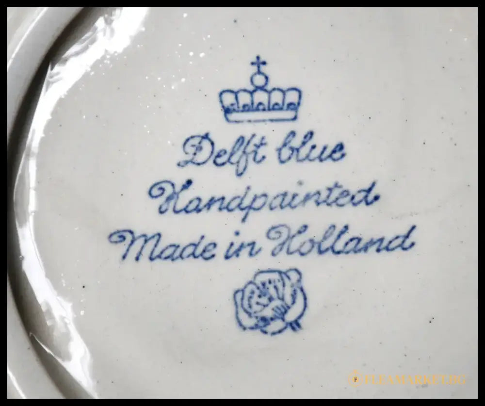 Рекламен пепелник на Delft Blue. Винтидж. - antique