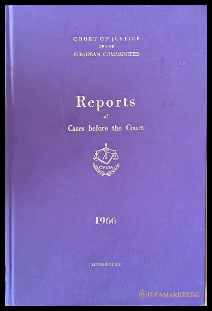 Reports of Cases before the Court - Книги